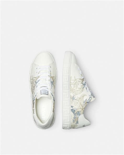 versace skarabäus relief|versace barocco sea greek sneakers.